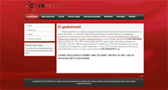 Desktop Screenshot of cvikindustry.sk